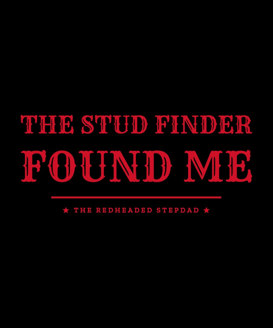 I Am the Stud Finder — funny dad joke shirt design
